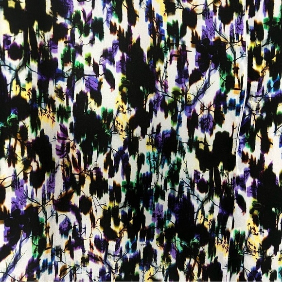 ERDEM Emma Wiggle Abstract Print Silk Mini Shift Dresss - Picture 14 of 16